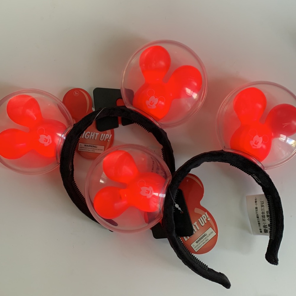 Light Up Disney Balloon Ears (2 pairs)